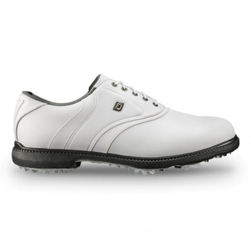 White Footjoy FJ Originals Men's Spiked Golf Shoes | DEKWLG234